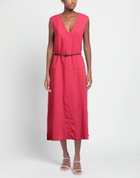 Alessia Santi Womens Midi dress in Magenta