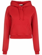 THE ROW Timmi Cotton Blend Jersey Crop Hoodie