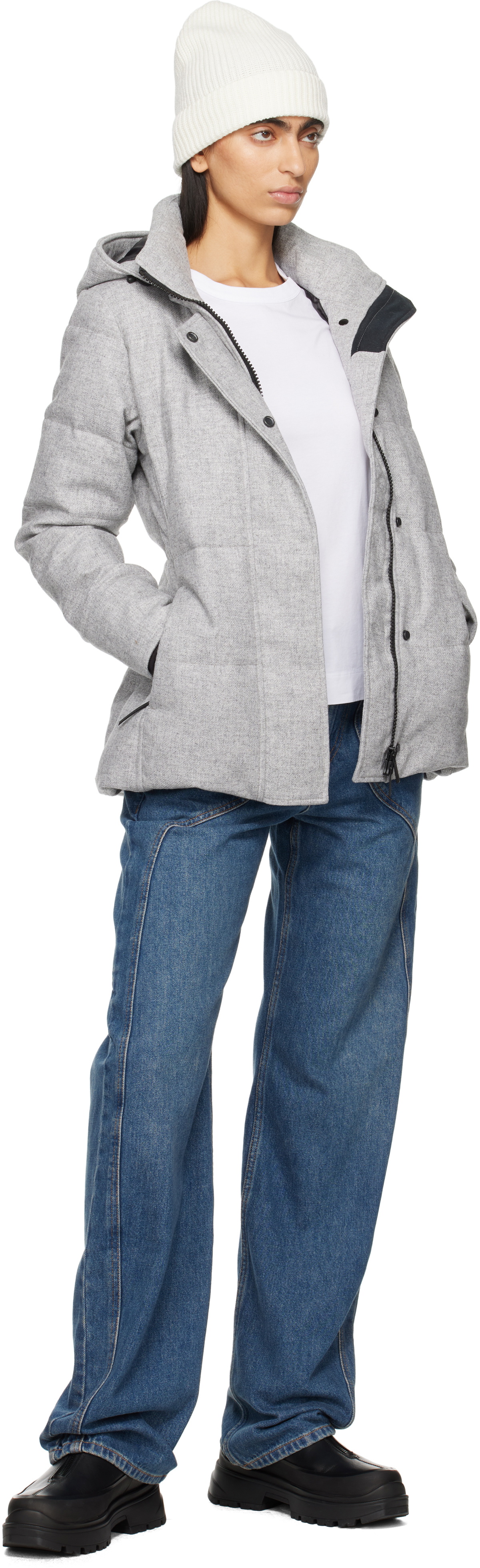 Canada Goose Gray Chelsea Down Jacket