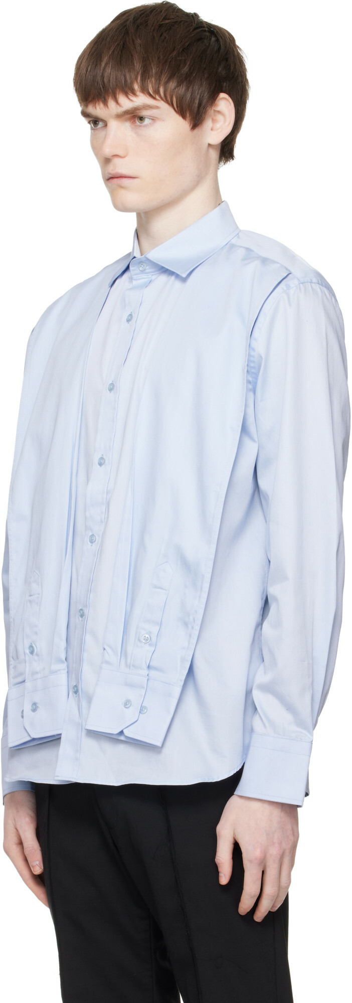 HODAKOVA Blue Sleeve Shirt