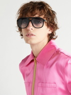 Gucci Eyewear - Aviator-Style Acetate and Gold-Tone Sunglasses