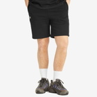 Men's AAPE Now Solid Sweat Shorts in Black