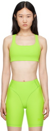 District Vision Green Twin Layer Sport Bra