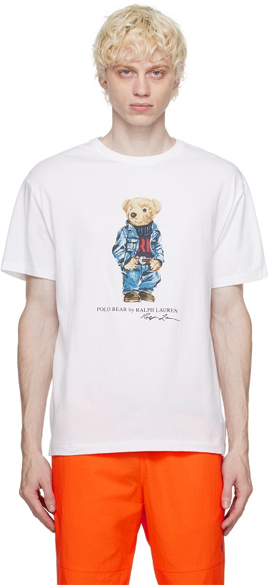 Photo: Polo Ralph Lauren White Polo Bear T-Shirt