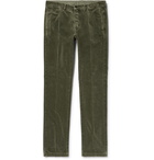 Massimo Alba - Winch Slim-Fit Cotton-Velvet Trousers - Men - Green