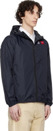 COMME des GARÇONS PLAY Navy K-Way Edition Full Zip Jacket