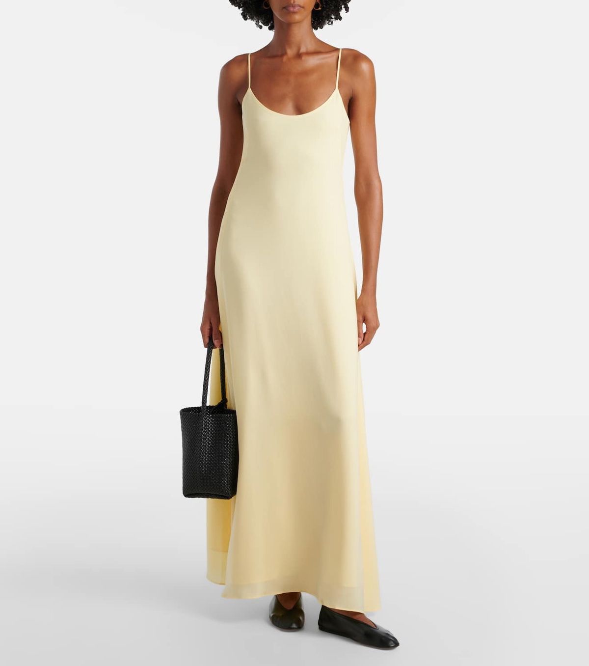 Leset Ari crêpe maxi dress