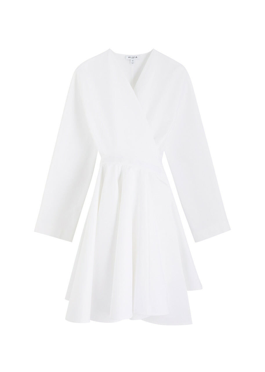 ALAÏA - Cotton Chemisier Mini Dress ALAÏA