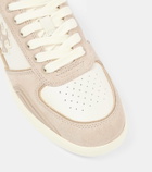 Tory Burch Clover Court suede and leather sneakers