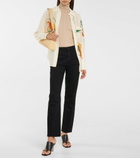 J Brand - Tegan high-rise straight jeans
