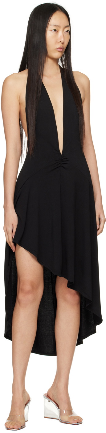 Miaou Black Elena Midi Dress