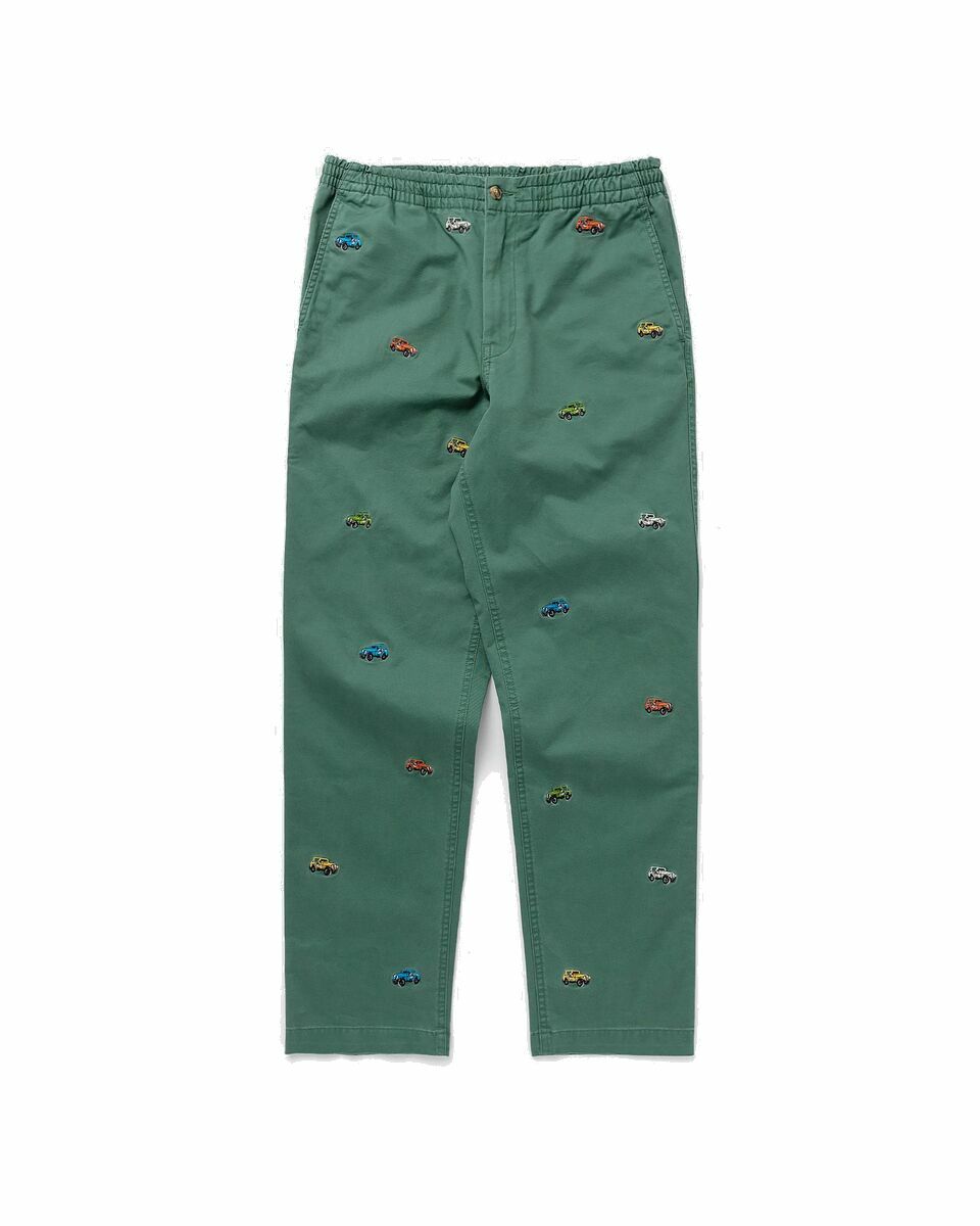 Photo: Polo Ralph Lauren Flat Front Green - Mens - Casual Pants