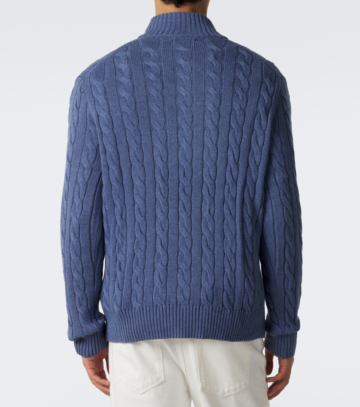 Polo Ralph Lauren Pony cable-knit cotton half-zip sweater