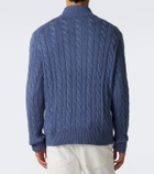 Polo Ralph Lauren Pony cable-knit cotton half-zip sweater