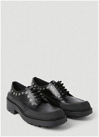 Alexander McQueen - Eyelet Derby Shoes in Black