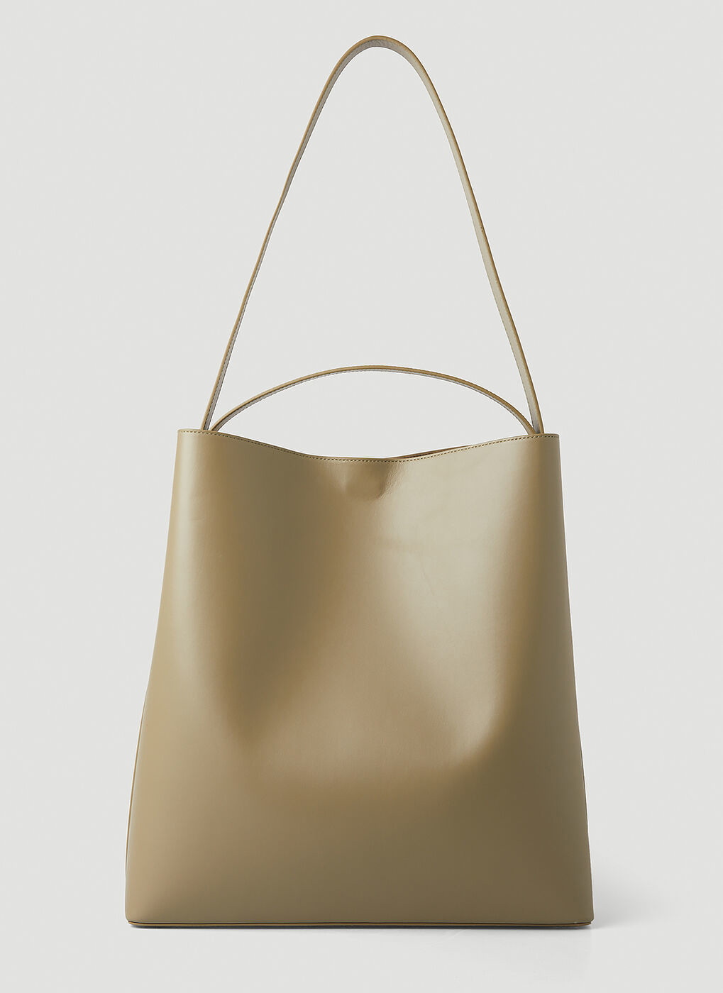 Aesther Ekme Sac Smooth Leather Shoulder Bag In Fallen Rock