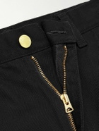 Sacai - Carhartt WIP Straight-Leg Belted Panelled Cotton-Canvas Trousers - Black