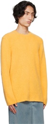 Comme des Garçons Homme Plus Yellow Brushed Sweater