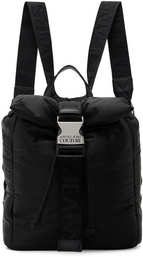 Photo: Versace Jeans Couture Black Safety Buckle Backpack