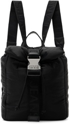 Versace Jeans Couture Black Safety Buckle Backpack