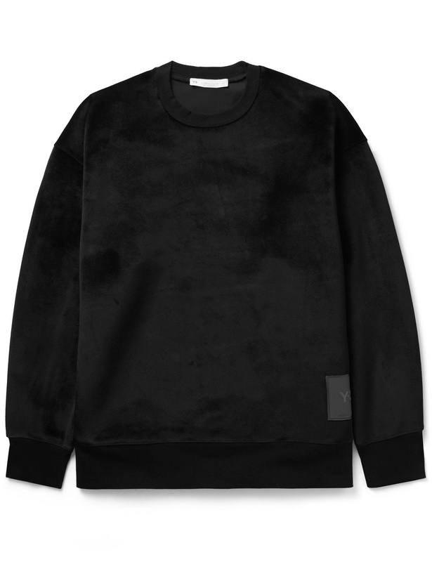 Photo: Y-3 - Velvet Sweatshirt - Black