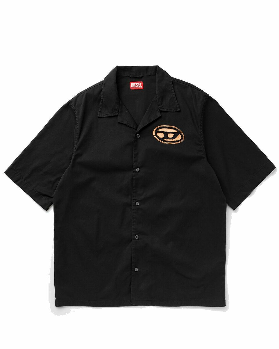 Photo: Diesel S Stan Bleach Shirt Black - Mens - Shortsleeves