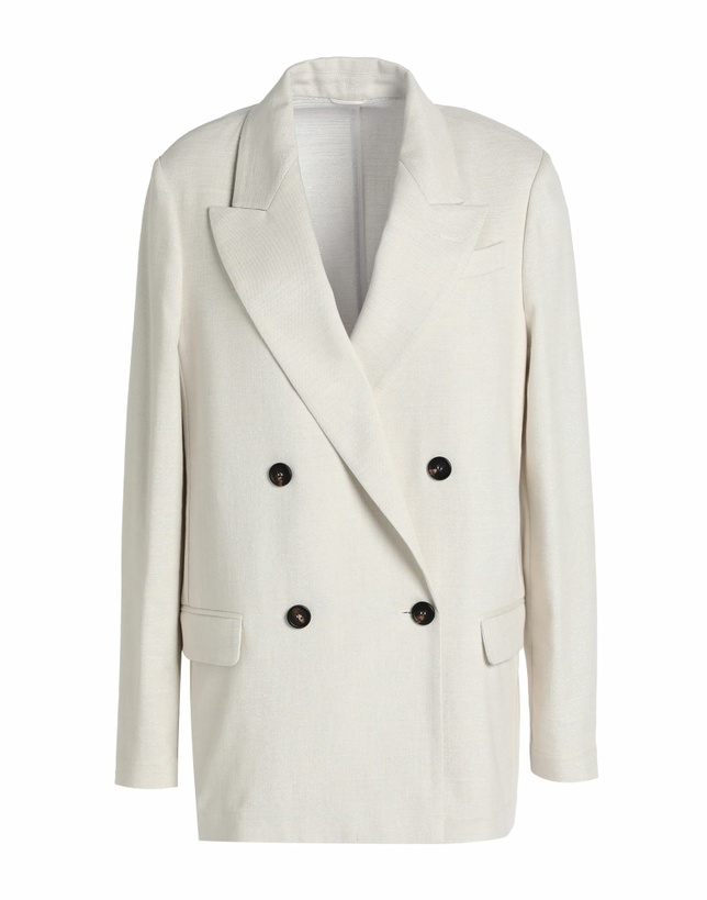 Photo: Brunello Cucinelli Womens Blazer in Off white