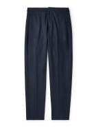 Loro Piana - Breia Tapered Wool and Cashmere-Blend Trousers - Blue