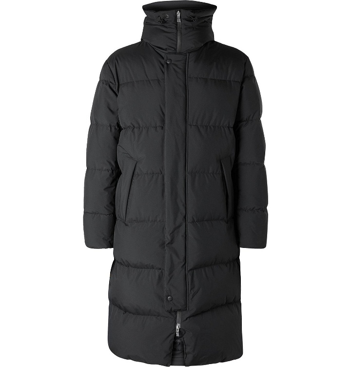 Photo: Herno Laminar - Windstopper Quilted GORE-TEX Hooded Down Parka - Black