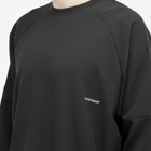 GOOPiMADE Men's ® “MEquip-L” Torqued 3D Cable Crewneck in Black