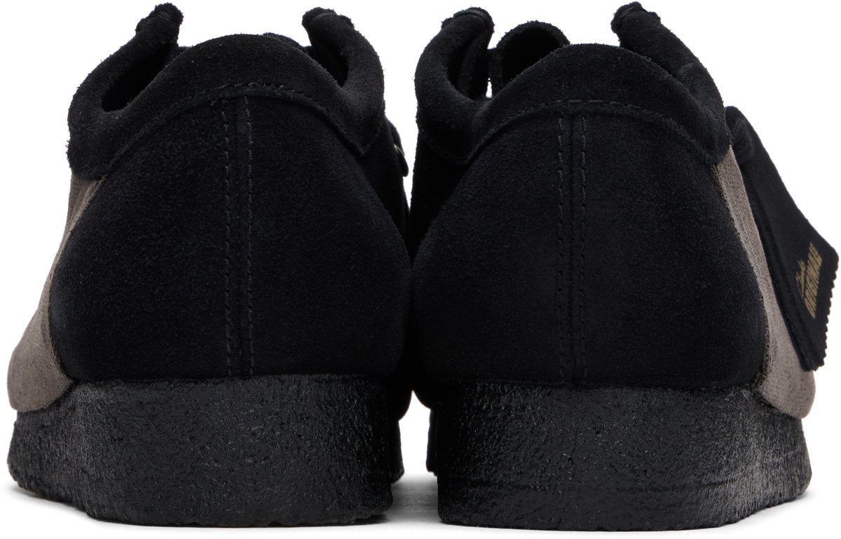 JiyongKim Black Clarks Edition Sun-Bleached Wallabee Derbys