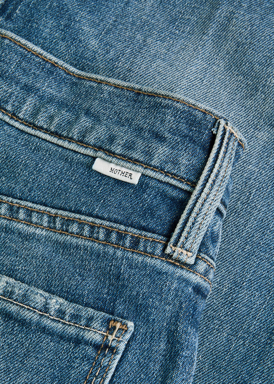 Mother The Mid Rise Rambler Slim Straight-leg Stretch-denim Jeans Indigo