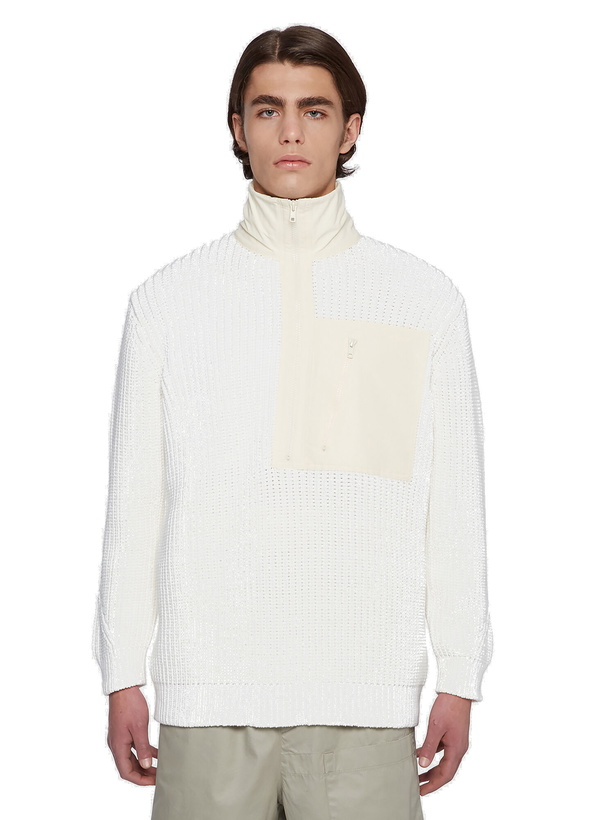 Photo: Turtleneck Sweater in White