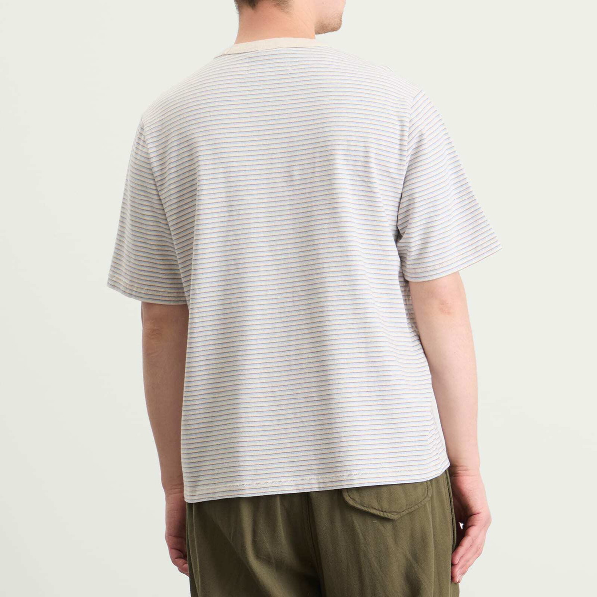 Corridor Men's Stripe T-Shirt in Light Blue