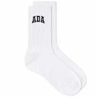 Adanola Women's ADA Socks in White/Black