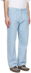 Maison Kitsuné Blue Wide Jeans
