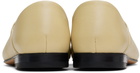 LEMAIRE Off-White Leather Slippers