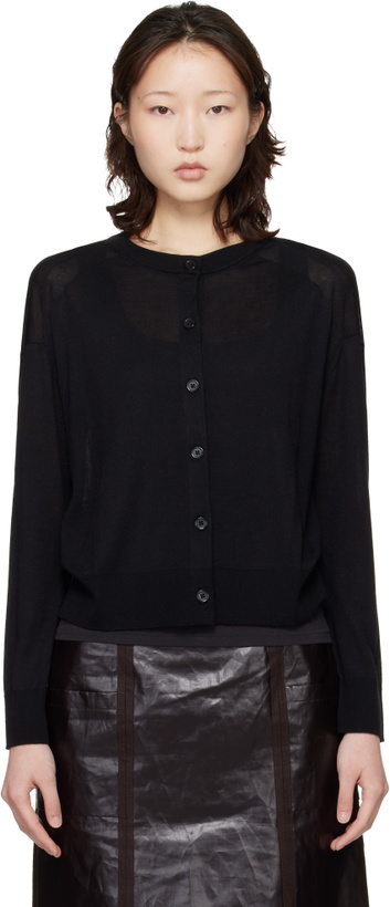 Photo: Loulou de Saison Black Kita Cardigan