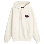 By Parra Men's Circled Script Logo Hoodie in Off White