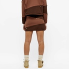 Daniëlle Cathari Women's x Woolrich Pocket Skirt in Two-Toned Brown