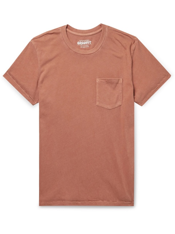 Photo: OUTERKNOWN - Groovy Organic Cotton-Jersey T-Shirt - Orange