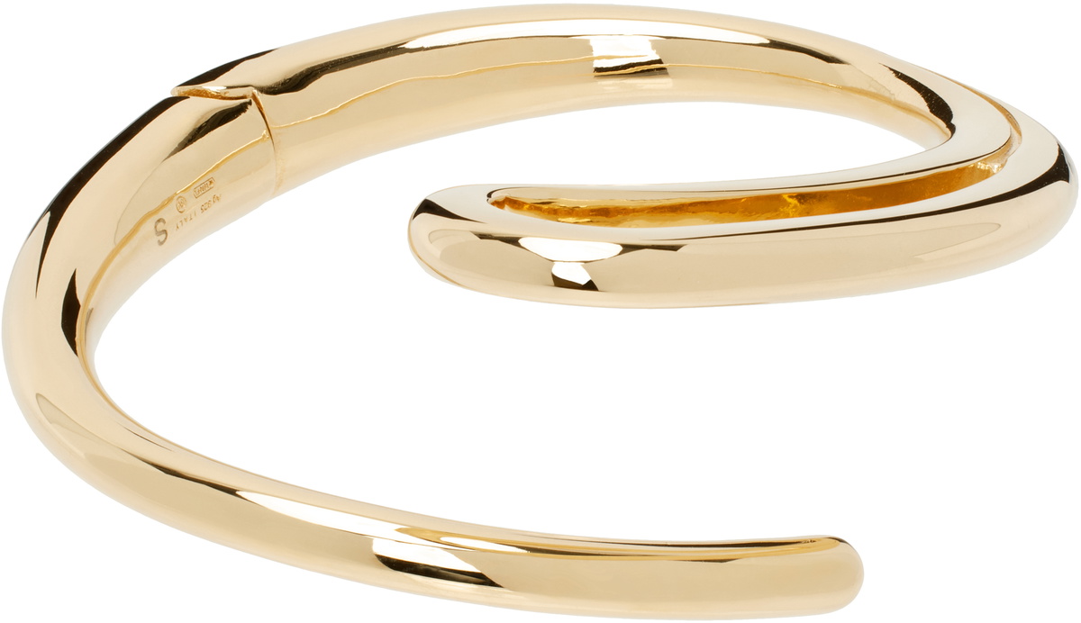 Bottega Veneta Gold Frills Bracelet Bottega Veneta
