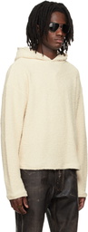 424 Beige Dropped Shoulder Hoodie