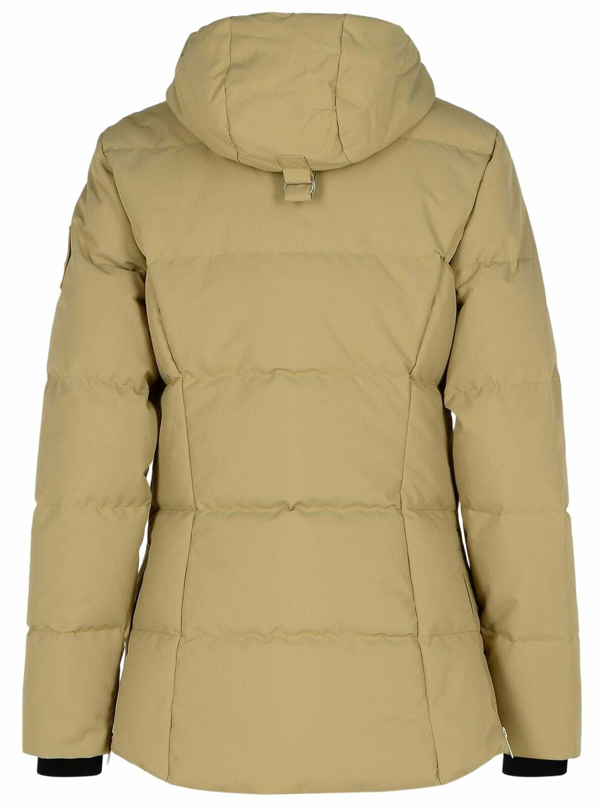 Moose Knuckles w Cloud 3q Beige Nylon Down Jacket