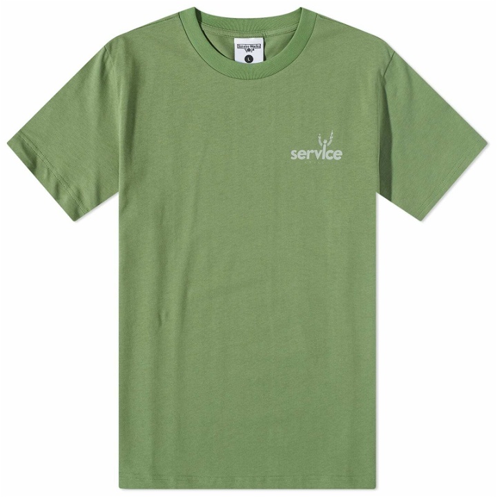 Photo: Service Works Men's Sommelier T-Shirt in Olive