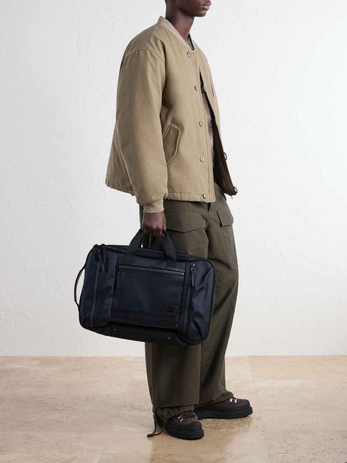 Master-Piece - Rise Leather and Canvas-Trimmed CORDURA® MasterTeX Backpack