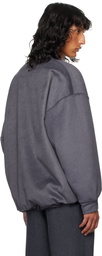 WOOYOUNGMI Gray Brushed Sweatshirt