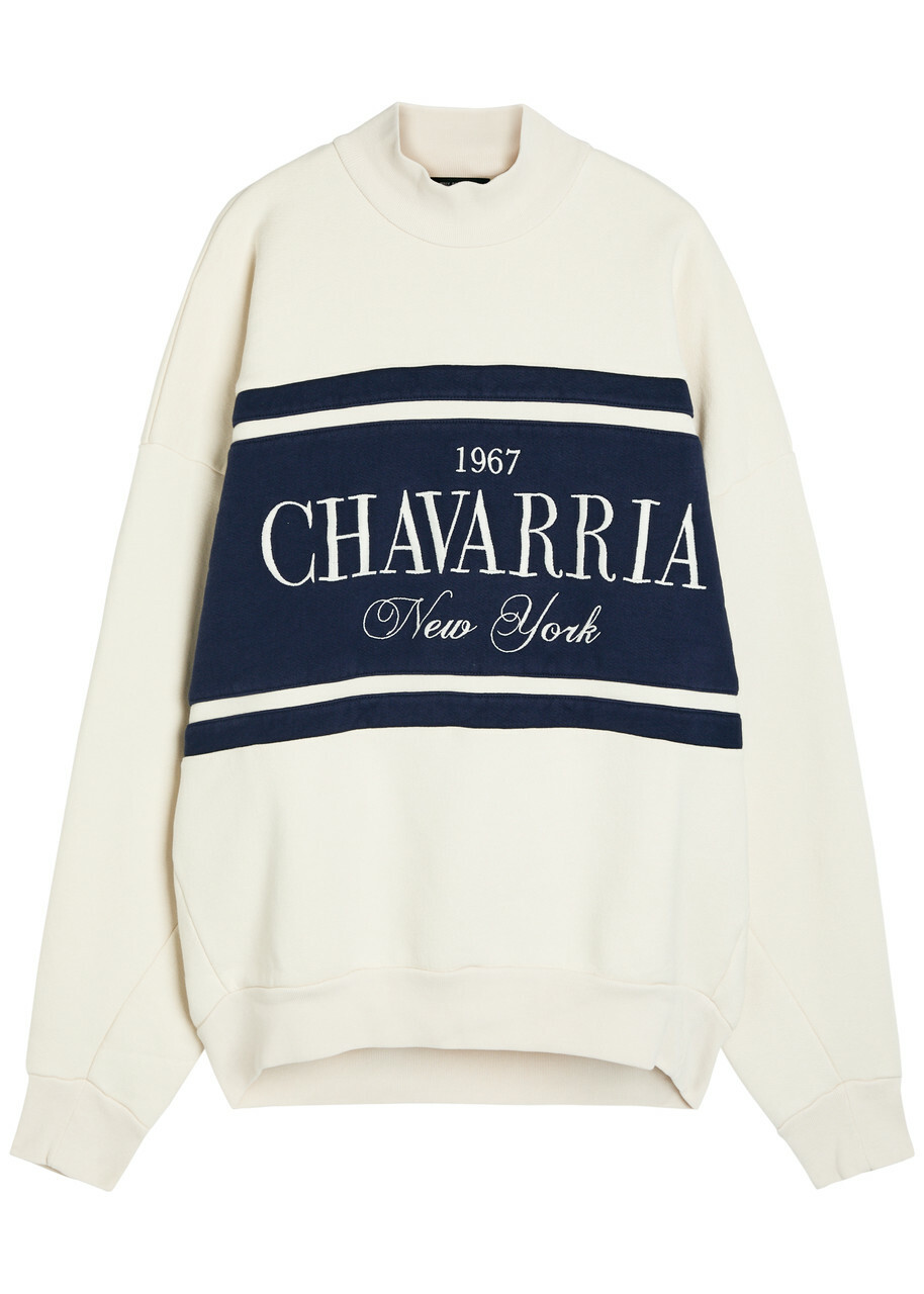Willy Chavarria - Hooligan Logo-Embroidered Cotton-Jersey