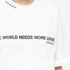 3.Paradis Women's More Love Oversized T-Shirt in White