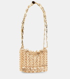 Rabanne Iconic Gold 1969 Nano embellished shoulder bag